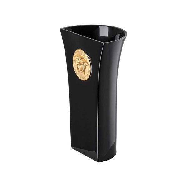 Versace Medusa Madness Black Porcelain Vase 26cm Carousel 2