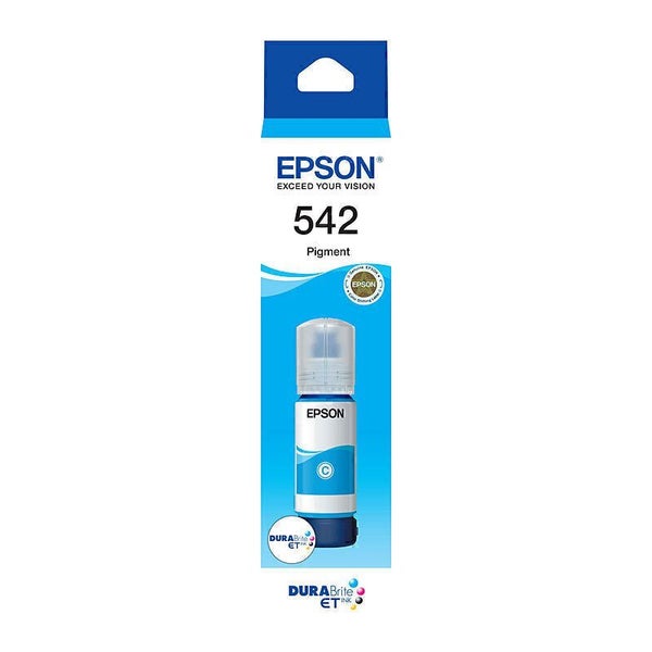 Epson T542 Cyan Ink Cartridge, Eco Tank Carousel 1