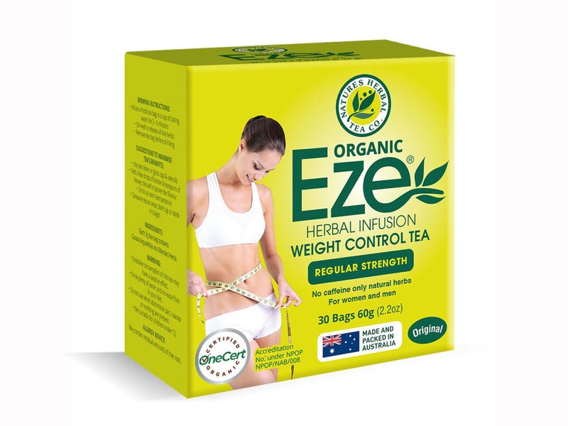 Organic Eze Herbal Infusion Weight Control Fat Loss Tea Regular Strength 30 Bags Carousel 1