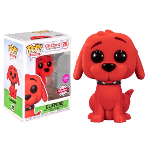 Clifford the Big Red Dog Flocked Funko Pop! Vinyl Carousel 1