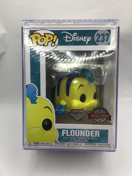 * Funko Pop - Flounder Diamond Special Ed 237 Disney BOXED * Carousel 1