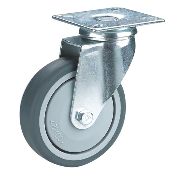 Caster Swivel Rubber (TPR) 70kg 75mm Carousel 1