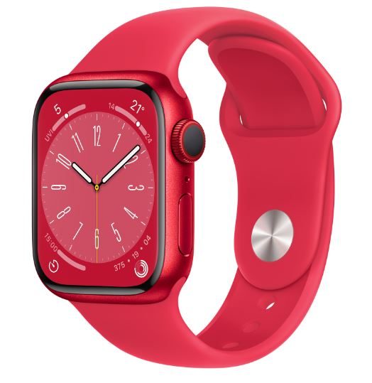 Apple Watch Series 8 (GPS + Cellular) 41mm RED Aluminium Brand New + Afterpay Carousel 1
