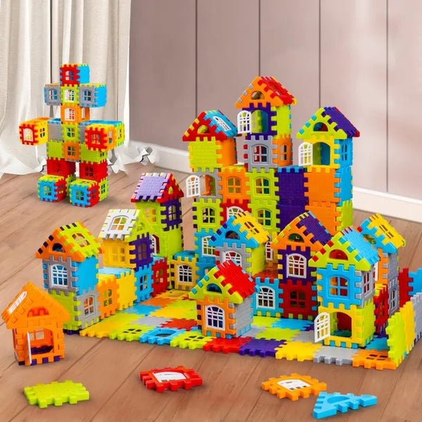 Playhouse Creative Construction Building Block Set Toy for Childrens Carousel 2