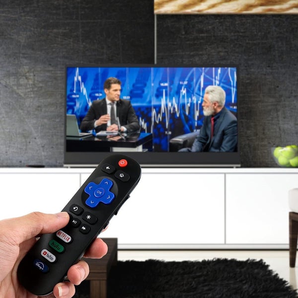 Universal Replacement TV Remote Control for Roku TV Carousel 6