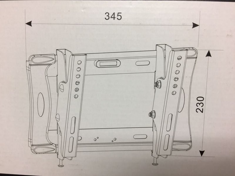 TV TILT WALL BRACKET 10" ~ 42" WB220 Carousel 11