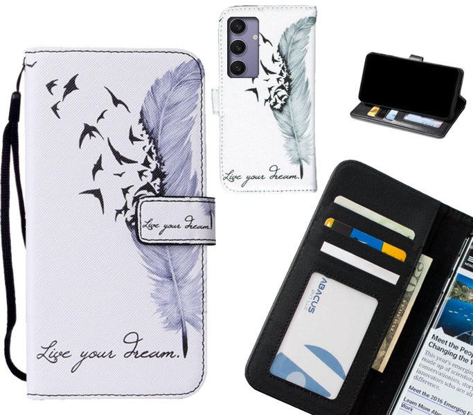 Samsung Galaxy S24 Plus case leather wallet case printed ID Carousel 1