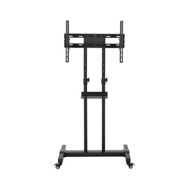 Steel Mobile Tv Stand Cart Height Adjust Up To 65 Inch Screens 40Kg Carousel 2