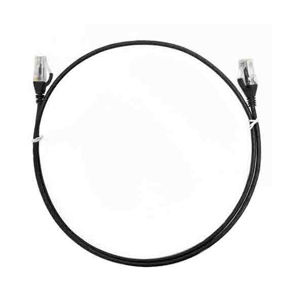 8Ware Cat6 Ultra Thin Slim Cable 15M Black Carousel 1
