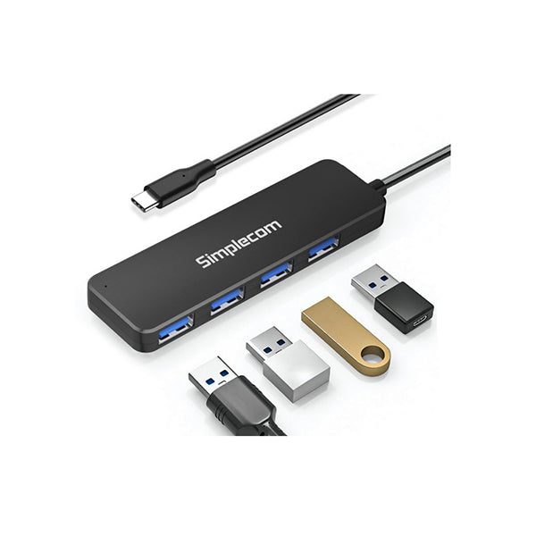 Simplecom Ch340 Compact Usb C To 4 Port Usb A Hub Carousel 2