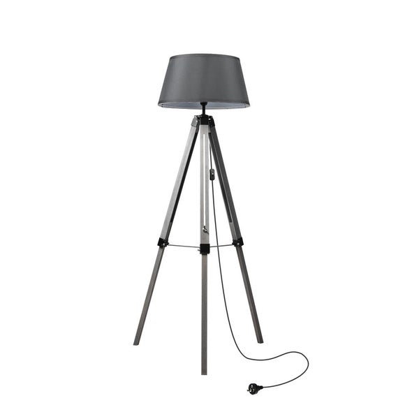 Emitto Floor Lamp Morden Reading Light Adjustable Tripod Stand Removable Shade Carousel 1