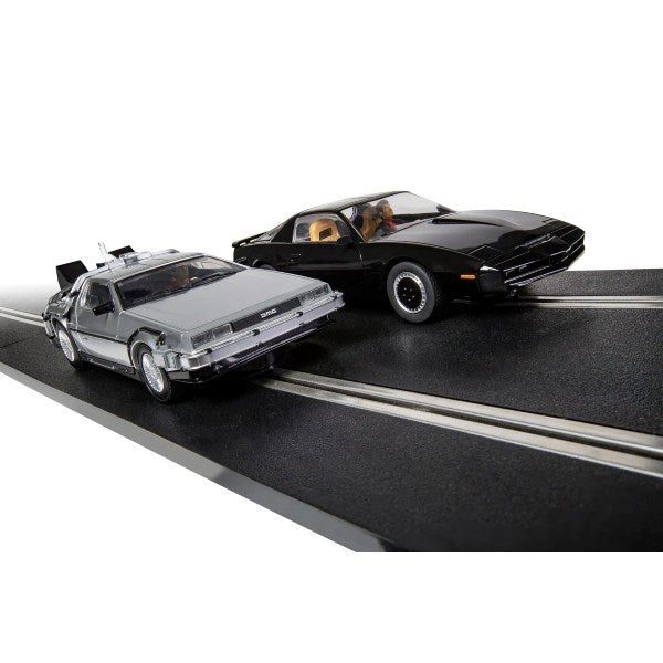 Scalextric C1431 Set: Back to the Future vs Knight Rider - 1980s TV Carousel 2