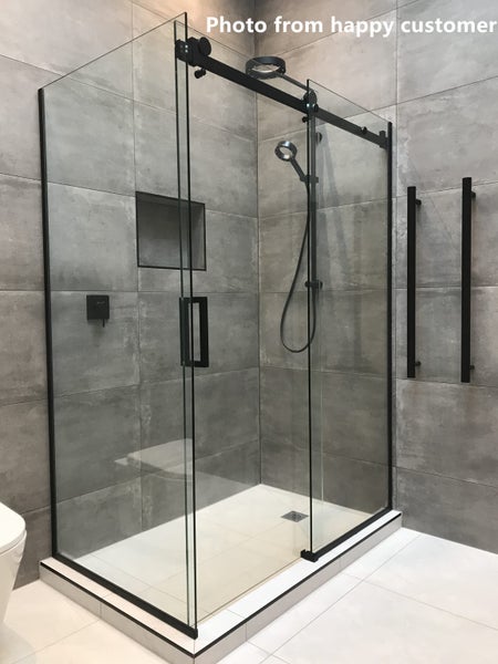 Frameless Shower Rectangle 1200wx900dx1950h Glass+Tray+Liner Nano Coating $115062933725565569114