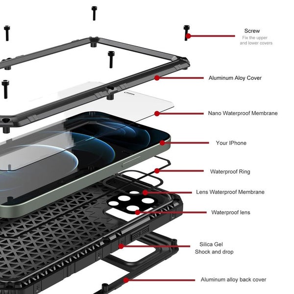 iPhone 15 Plus Waterproof Shockproof Hybrid Case Snap Deal Carousel 2
