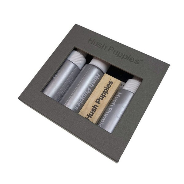 HUSH PUPPIES Shoe Care Travel Box Kit Set Brush Boots Shoes Sneakers Carousel 1