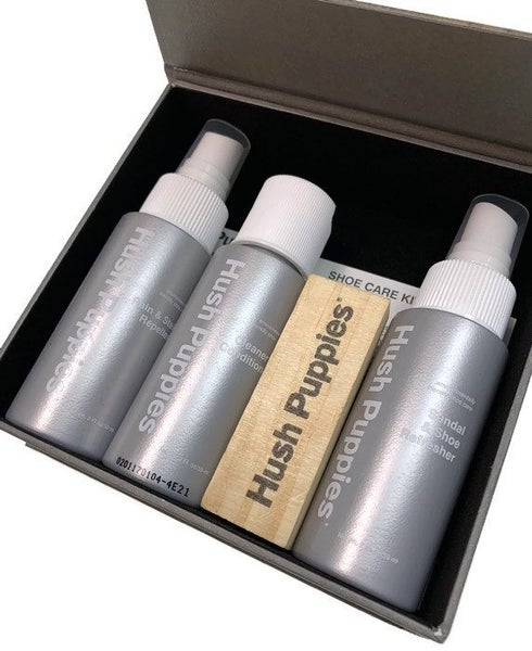 HUSH PUPPIES Shoe Care Travel Box Kit Set Brush Boots Shoes Sneakers Carousel 2