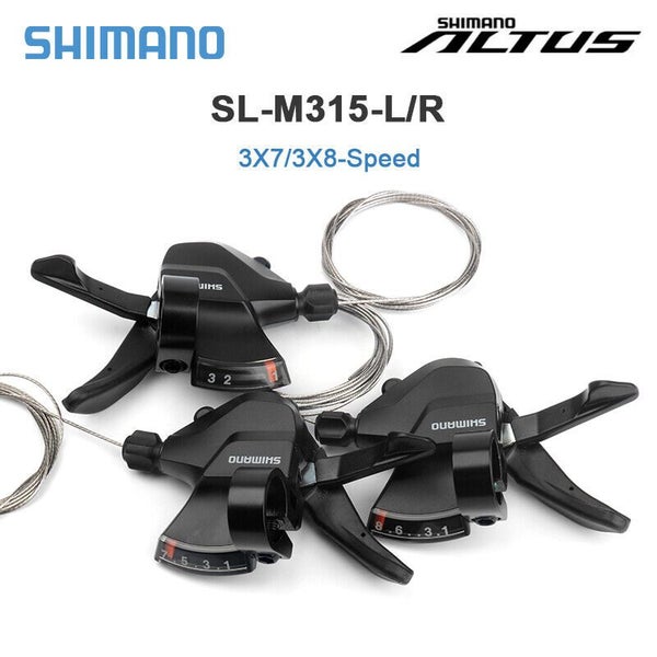 Trigger Shifter Levers Rapid fire Right & Left - Shimano Altus SL-M315 3x7 Speed Carousel 7