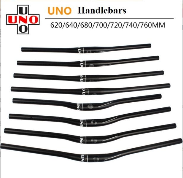 Bike Handlebar Bicycle Riser Bar - UNO, 31.8*740mm 15mm rise, Aluminum, Black Carousel 1