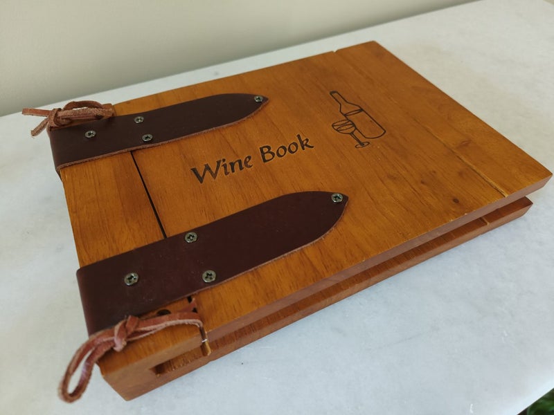 NZ made Wooden Wine Book Carousel 1