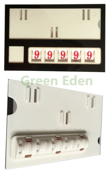 Retail Price Signage with number roller from 000.00 ~ 999.99 Max. Carousel 1
