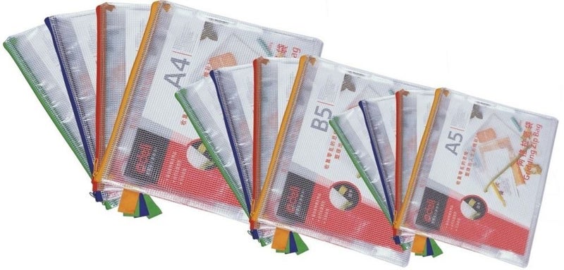 Deli E5594 Document Zip Lock Bag B5 - 12 pcs Carousel 1