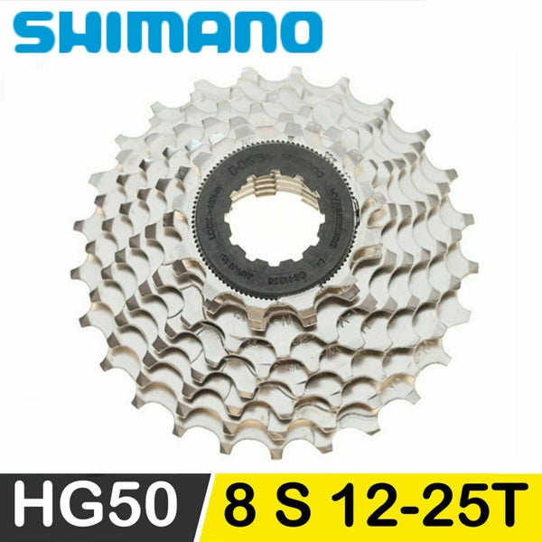 Cycle Cassette - Shimano Claris HG50-8, 8 Speed, 12-25T, 1 year warranty Carousel 1