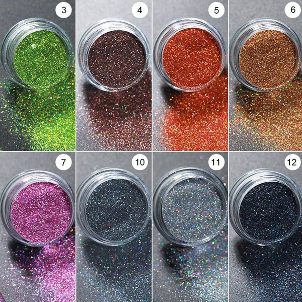 Chrome Nail Powder Set Metallic Glitter Nail Art i2536MZ0 Carousel 2