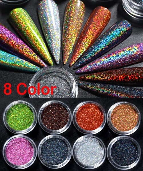 Chrome Nail Powder Set Metallic Glitter Nail Art i2536MZ0 Carousel 1
