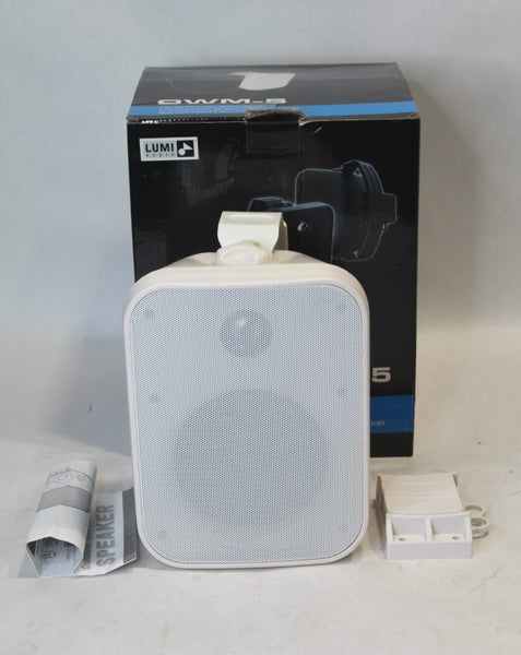 Lumi Audio 5.25" High Performance Weather-Resistant Wall Speaker Carousel 1