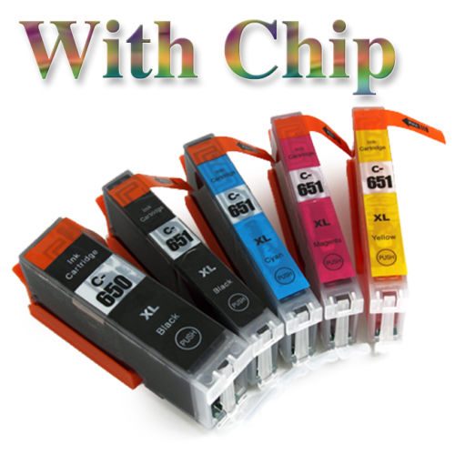 Canon Compatible Ink Cartridges PGI-650XL CLI-651XL Set 2BK+C+M+Y Carousel 2