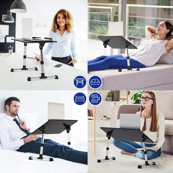 SAIJI Laptop Lap Desk Tray Table Desk Computer Desk for Laptop Carousel 2