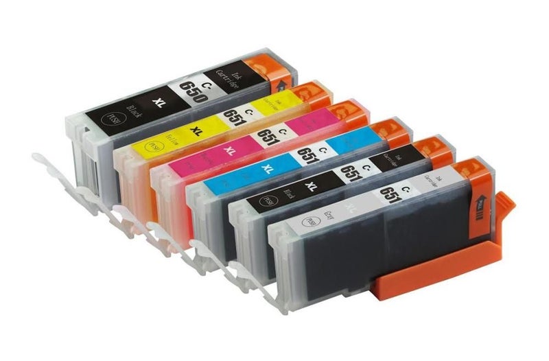 Canon Comp. Ink Cartridges PGI-650 CLI-651 XL Set for MG6360 MG7560 etc Carousel 2