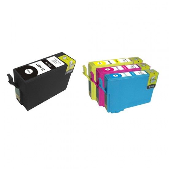 Epson Comp. Ink Cartridges 140 Set for WF-3520 WF-7520 etc Carousel 2