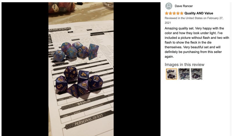 Dungeons and Dragons(DND) dice set62934712455042112