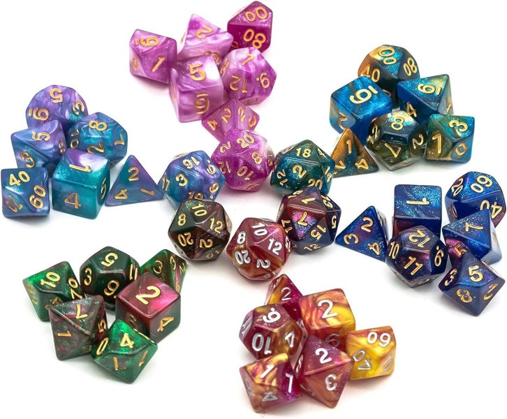 6 Sets Dungeons and Dragons(DND) Dice Set Carousel 1