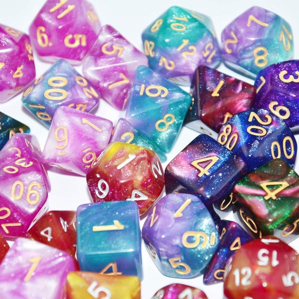 6 Sets Dungeons and Dragons(DND) Dice Set Carousel 10