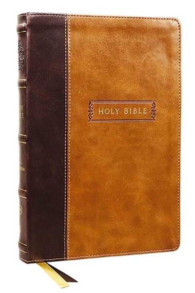 KJV Holy Bible with Apocrypha and 73,000 Center-Column Cross References, Brown L Carousel 1