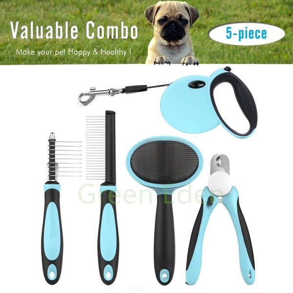Clearance!!! Professional Dog Grooming Kit (5pcs) Light Blue Carousel 1
