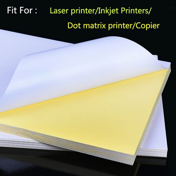 Self Adhesive Address Labels Laser Inkjet Print Stickers - A4x100, 2 labels on 1 Carousel 3