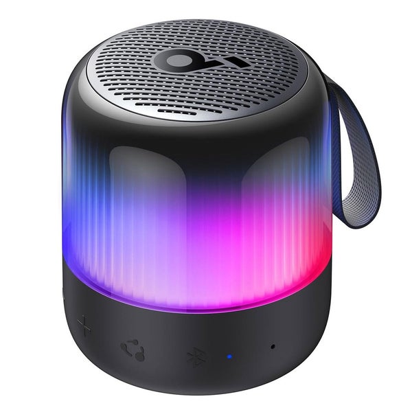 Soundcore Glow Mini Portable Speaker 360o Dynamic Sound Customizable Light Sh... Carousel 1