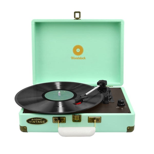 Mbeat Woodstock Tiffany Blue Retro Turntable Carousel 1