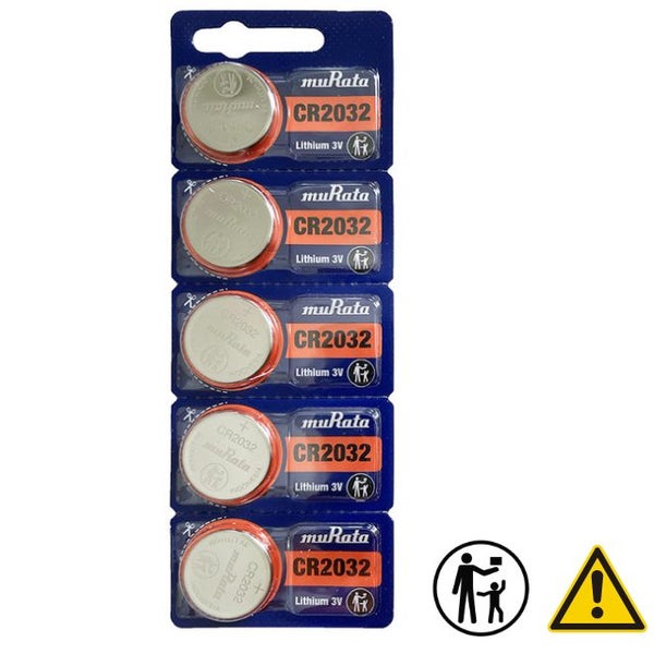 MURATA (SONY) 5pcs 3V CR2032 Watch Button Batteries CR 2032 Lithium Battery629357037838111121