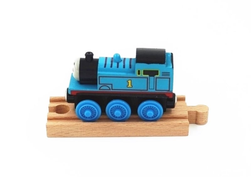 PTN Cement Mixer Truck Thomas Compatible Wooden Kids Educational Toy Train Car Carousel 4