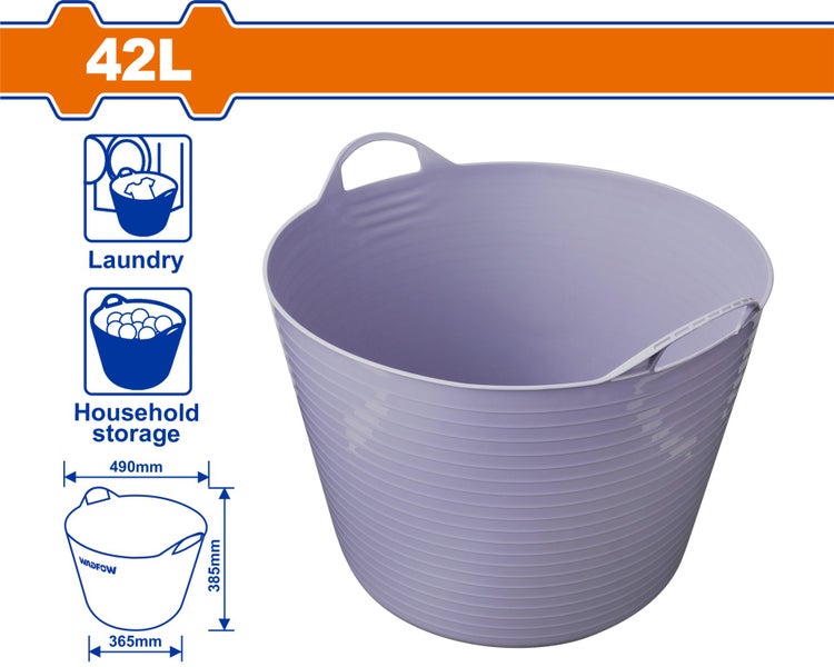 Plastic 42L flexible tub Carousel 1