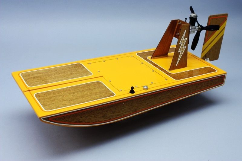 Wooden Ship and Fittings - 18" Li'l Swamp Buggy AirBoat Carousel 1