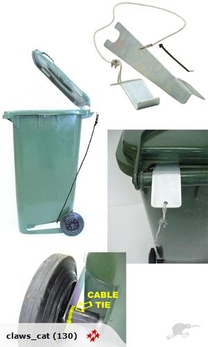 Mitchco Wheelie Bin Lid Lifter - Foot pedal Carousel 1