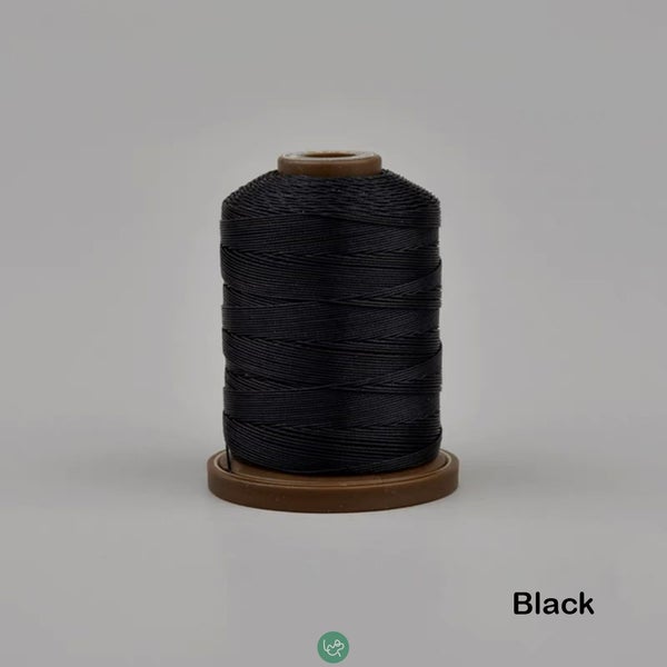 Meisi Linen Waxed Leather Craft Black Thread 0.45mm / 90 meters Carousel 1