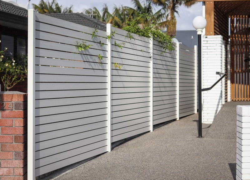 ALUMINIUM SLATS FOR FENCING / PRIVACY SCREENS FENCE INFILLS... Carousel 1