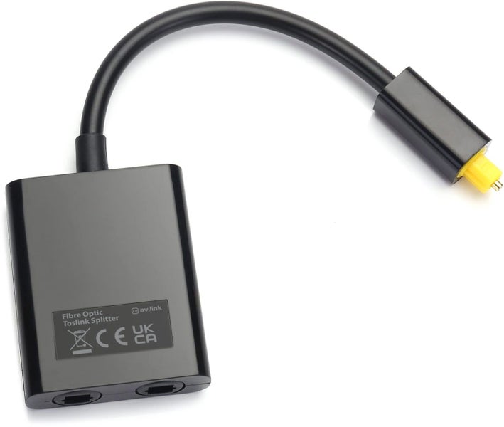 Fibre Optic TOSlink Splitter 1x2 Carousel 1