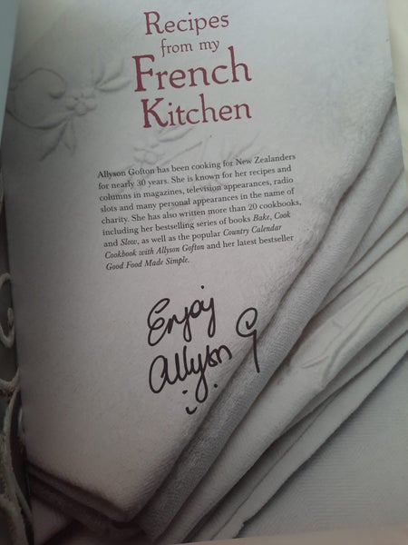RECIPES FROM MY FRENCH KITCHEN - Allyson Gofton (signed) Carousel 2